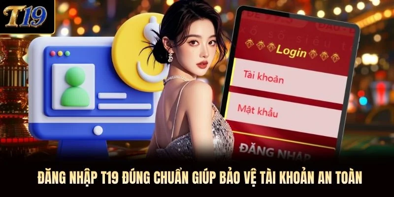 Đăng nhập T19 đúng chuẩn giúp bảo vệ tài khoản an toàn Đăng nhập T19 đúng chuẩn giúp bảo vệ tài khoản an toàn